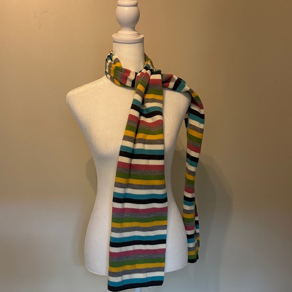 Colorful Striped Women's Scarf